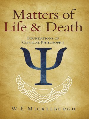 cover image of Matters of Life and Death